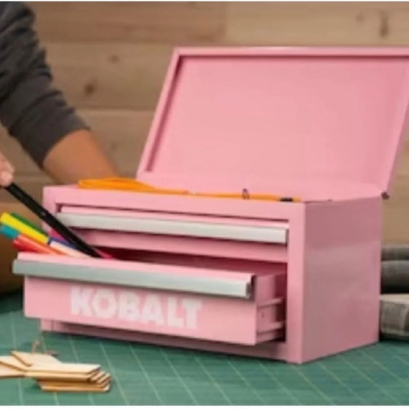 Kobalt Mini Pink Toolbox New in Box perfect Christmas Gift - Picture 4 of 6
